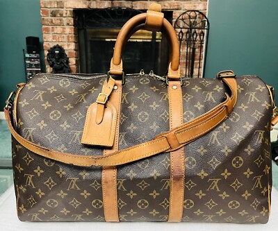 バッグ LOUIS VUITTON MONOGRAM KEEPALL45 Louis Vuitton Monogram LV Keepall 45 Bandouliere handbag Browns