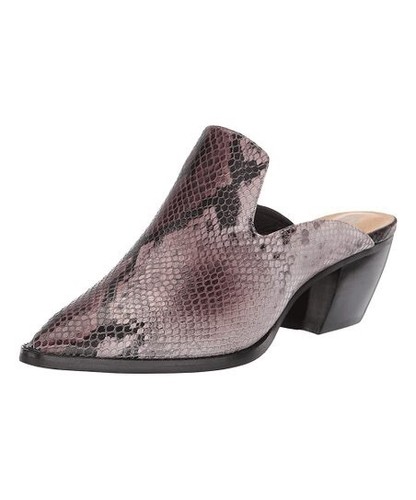 Sbicca Women's Wellston Leather Snake Print Mules Slide Heels Size US 7 NEW  | eBay