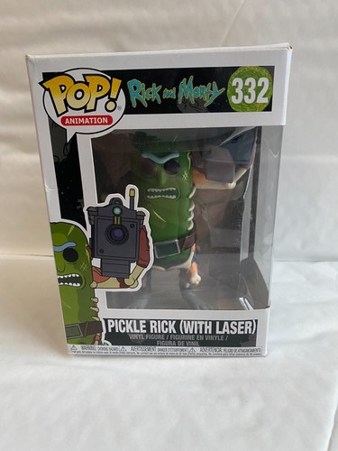 Bnib Funko Pop Vinyle Rick Et Morty #332 Cornichon Avec Laser Figurine Animation