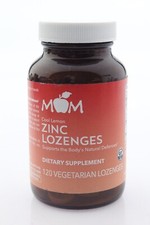 MOM'S Organic Market ZINC LOZENGES Cool Lemon Immune System - 120 Veg. Lozenges