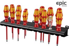 Image of WERA Kraftform VDE Insulated Screwdriver Choose From Phillips, Pozi, Slot Or Set