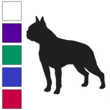 Boston Terrier Dog, Vinyl Decal Sticker, Multiple Colors  Sizes 1926