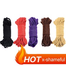 Long 10M Silk Slaver Rope Tie Up Body Harness 9 Colors Restraint Shibari Couples
