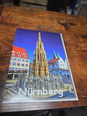 Postcard Nurnberg Schoner Brunnen mit Fraunkirche. Postcard
