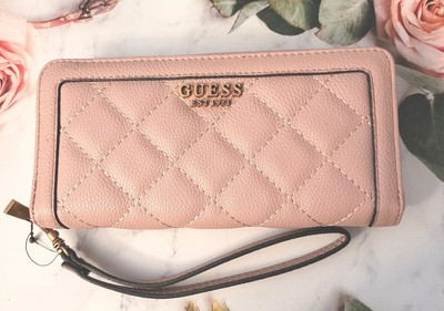 Org. Guess Geldbörse Rosewood, 12 Karten- 4 Steck-, 2 Reißverschlußfächer , Neu