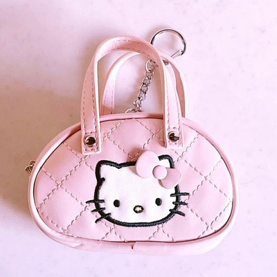 Kitty Pink Quilt Boston Bag Pouch