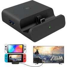 TV Dock for Switch  OLED, 4K HDMI Adapter, Charging Base