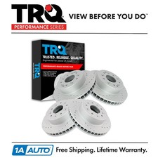 TRQ Performance Front & Rear Brake Rotors Set For 1963-1982 Chevrolet Corvette