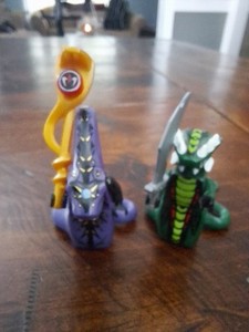 Lego Ninjago Minfigures Pythor P. Chumsworth (njo0060) And Acidicus  (njo0066)