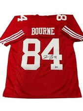 Kendrick Bourne Signed San Francisco 49ers Custom Jersey Beckett Witnessed