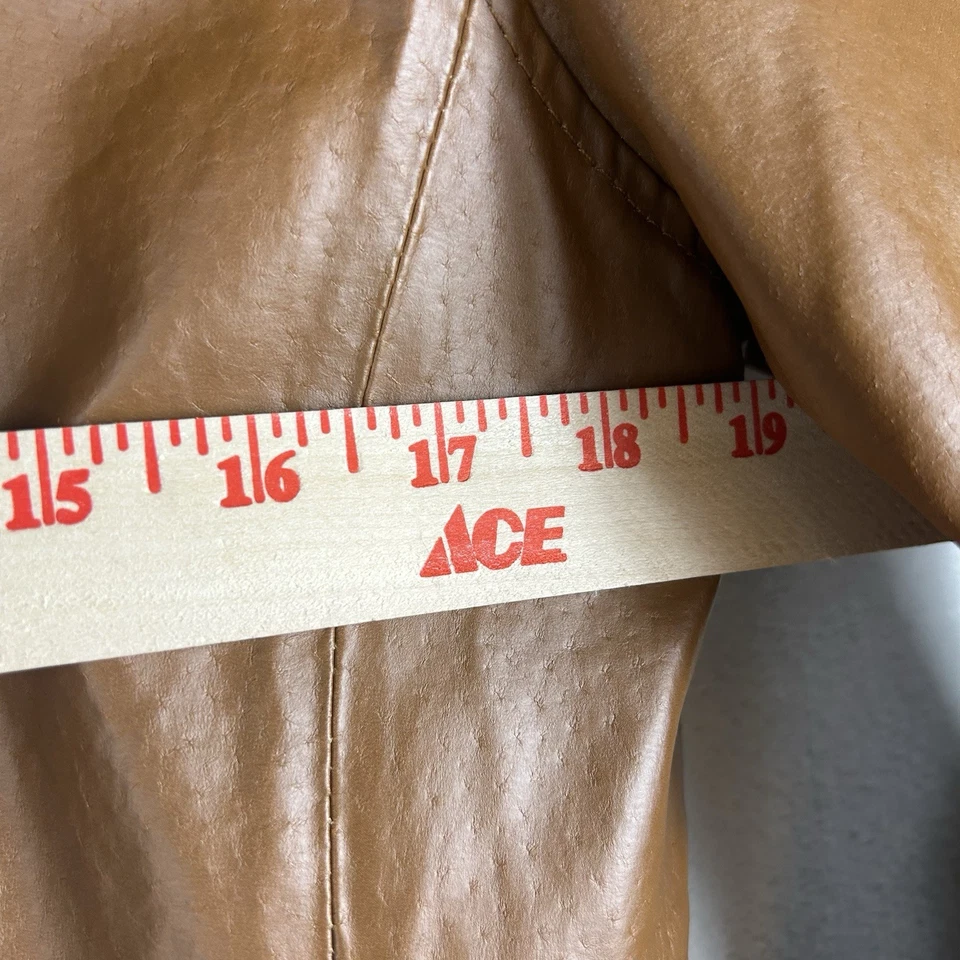 Chaqueta Blazer De Colección Chadwicks Marrón Coñac Cuero Genuino Para Mujer 12 Academia Foto 2 de 4