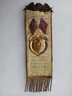 1902 HANFORD CALIFORNIA GAR CIVIL WAR VETERAN GRAND ARMY REPUBLIC REUNION RIBBON
