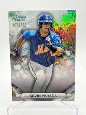 2023 BOWMAN STERLING KEVIN PARADA 070/150 MINI-DIAMOND REFRACTOR NO. BSP-85 METS