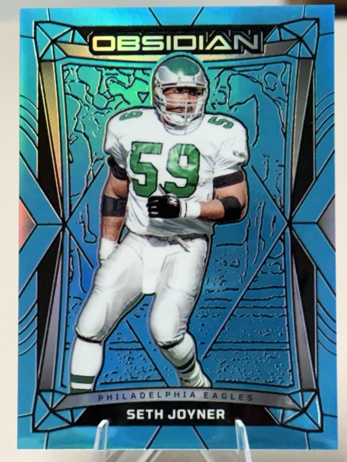 2024 Panini Obsidian Seth Joyner Blue Parallel /25 #162 Eagles 07/25