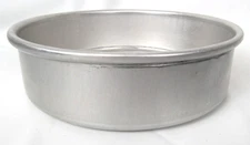 Magic Line 7x2 Made in Gardenia, Ca, USA Round Aluminum Cake Pan 7 x 2