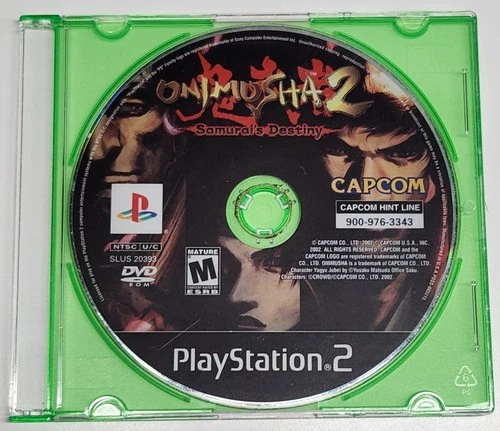 Onimusha 2: Samurai's Destiny (Sony PlayStation 2, 2002) PS2 Disc Only, Tested