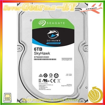 New FIT FOR Seagate SkyHawk ST6000VX001 6TB 3.5'' Internal HDD SATA 6.0Gb/s 256MB