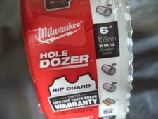 milwaukee 6 inch hole saw (hole dozer(MZH)