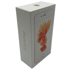 Apple iPhone 6s 64 GB EMPTY RETAIL BOX ONLY Rose Gold with Inserts Logo Stickers