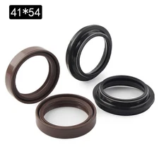 4x Motorcycle Front Fork Damper Shock Absorber Fork Dust Oil Seal Kit 41*54-11MM