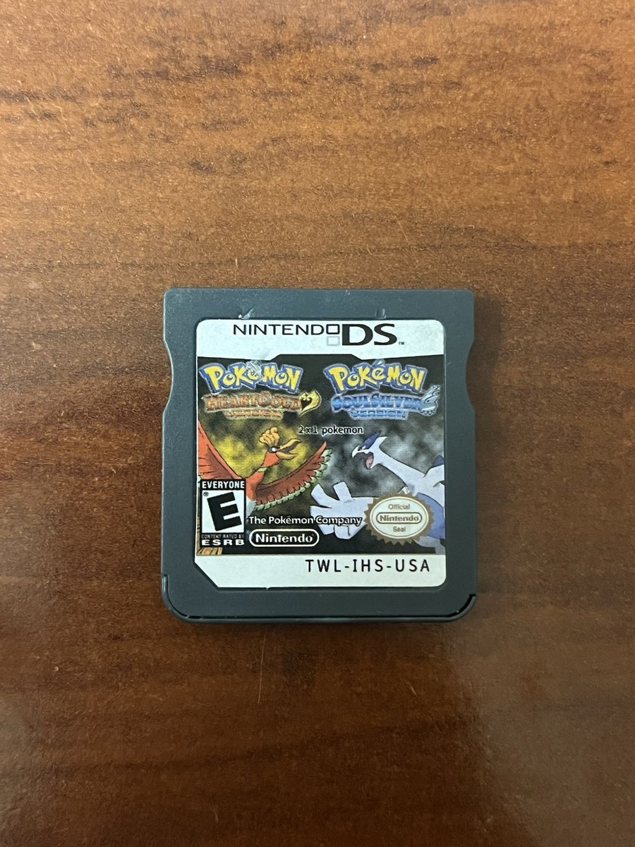 pokemon trading card game nintendo ds Nintendo DS Pokemon 2 In 1 Heart Gold And Soul Silver Game