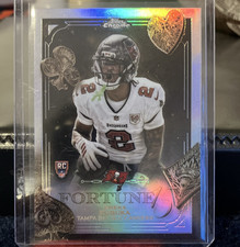 Topps 2025 Chrome Fortune Emeka Egbuka Rookie Refractor #F15-21 Buccaneers Card