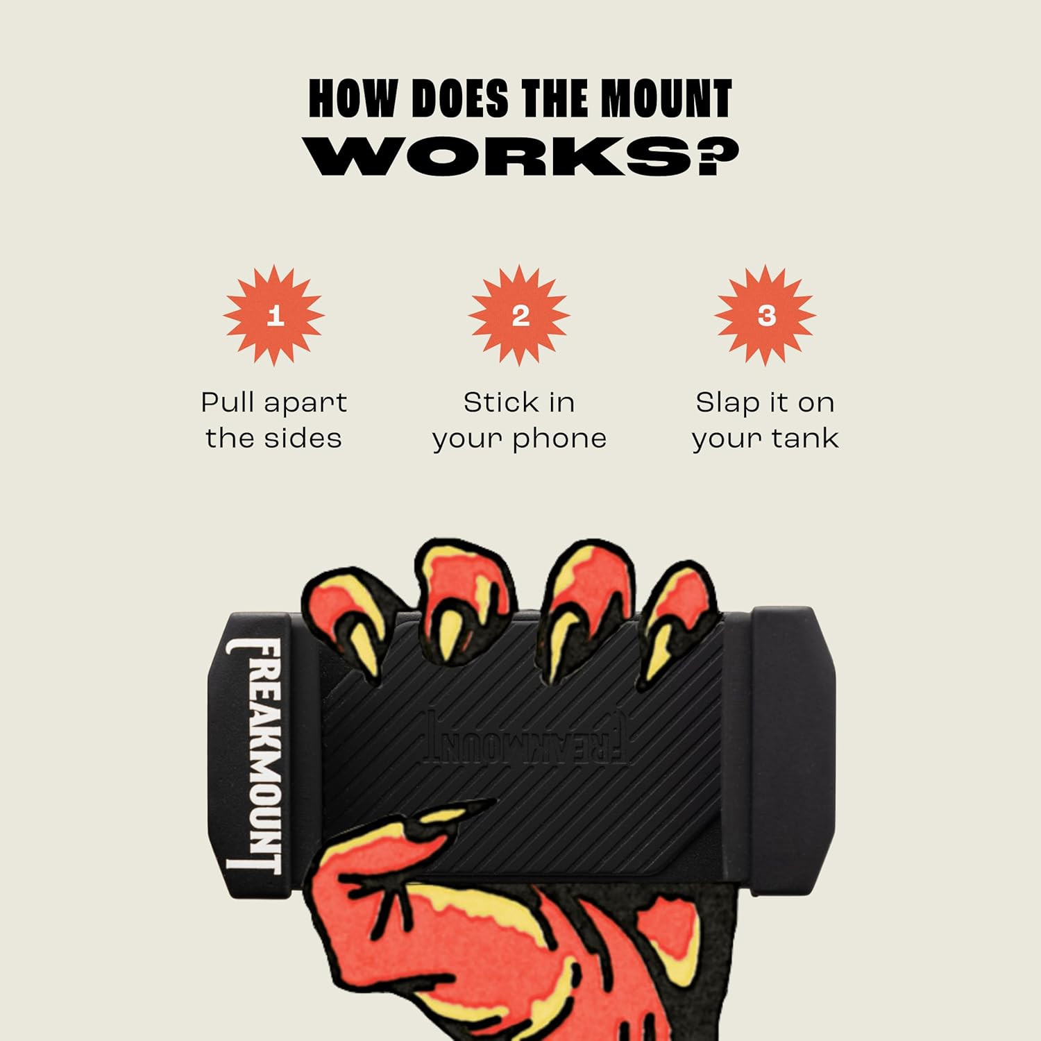 FREAKMOUNT Magnetic Motorcycle Phone Mount - Compatible with Harley Davidson - P