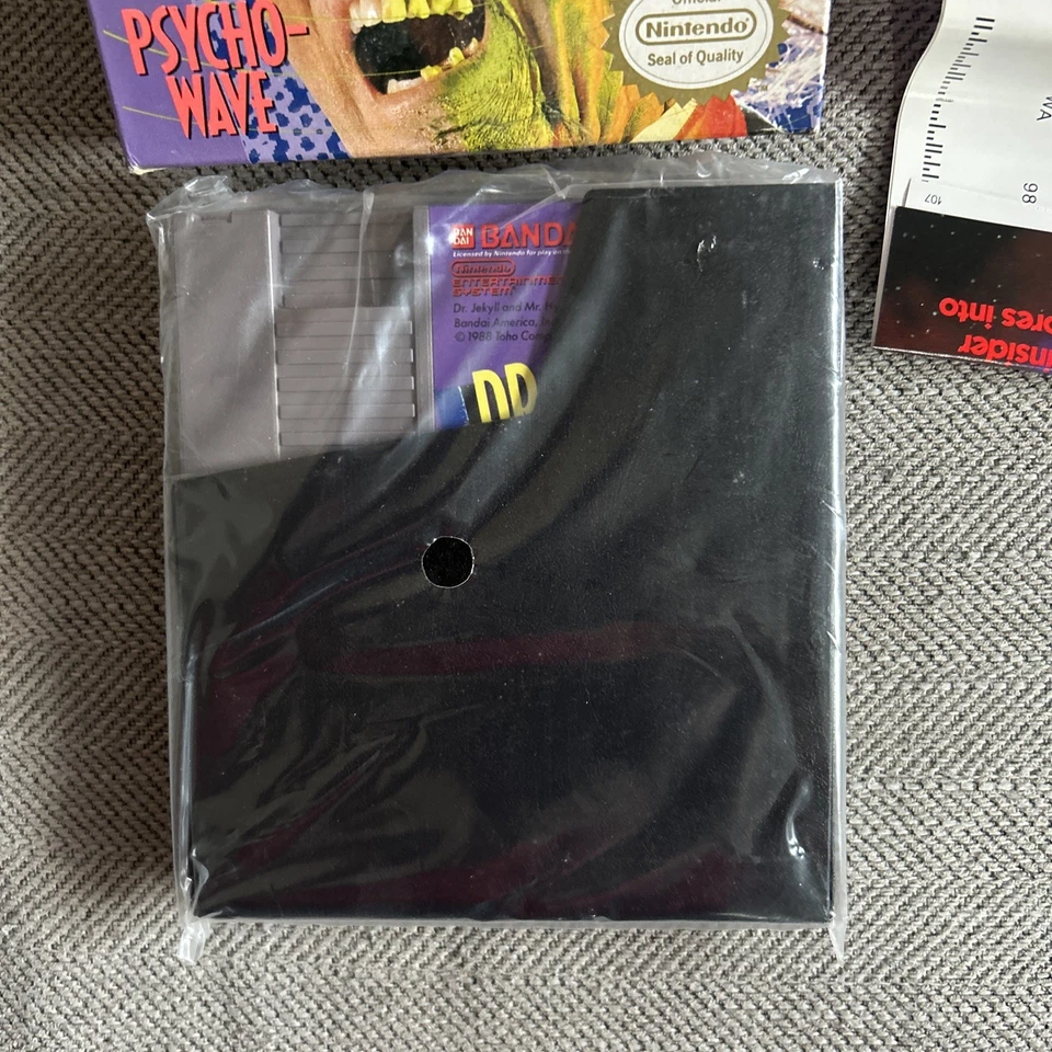 Vintage 1988 Nintendo NES DR. JEKYLL and MR. HYDE Rare Bandai BRAND NEW GAME - Image 3 of 4