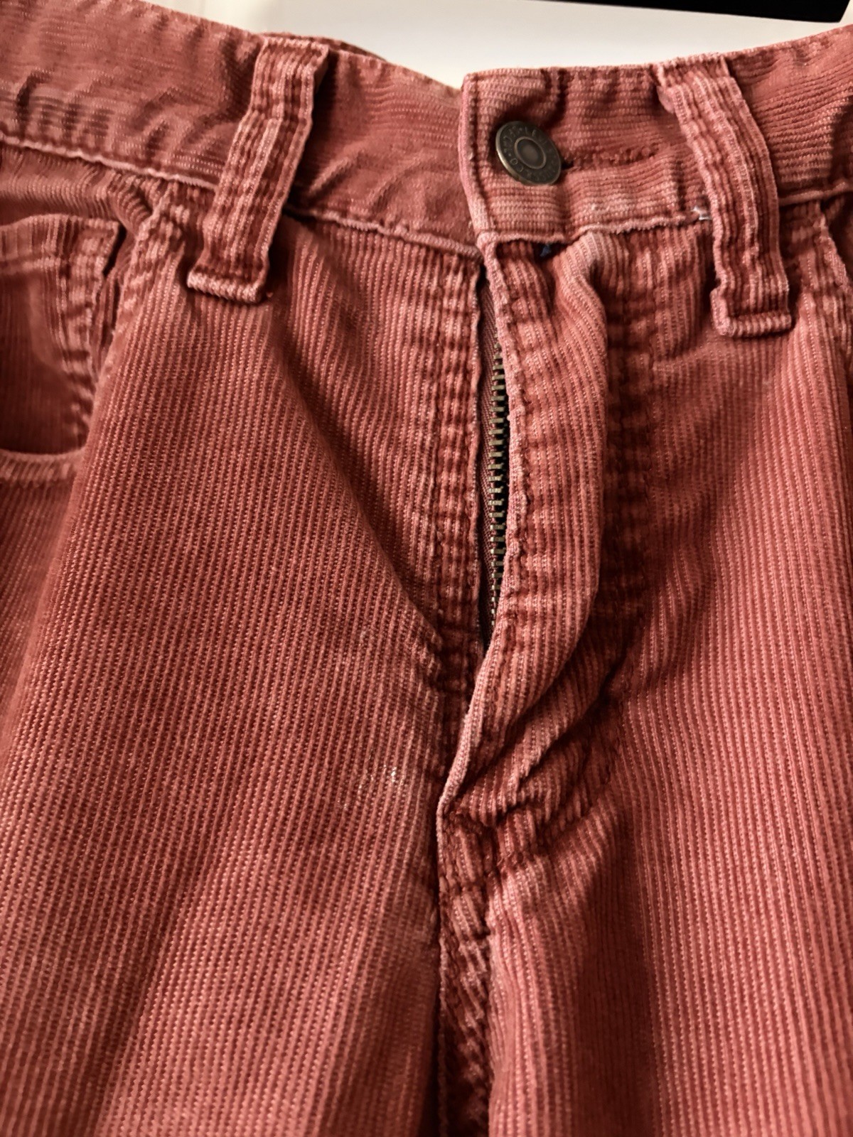 Levi's 511 Denim Slim Fit Men's Jeans 31/32 Rust Color Corduroys image 9