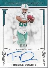 2016 Panini National Treasures #200 Thomas Duarte RC Auto /99 - FB