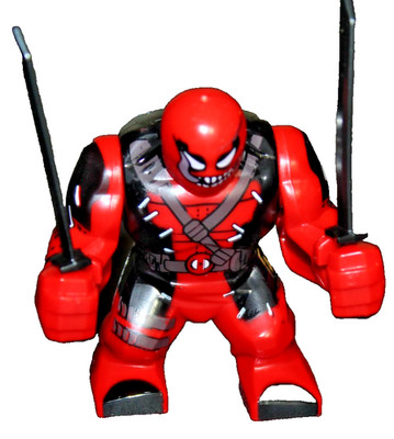 Marvel Venompool Venom Deadpool Custom Big Figure Minifigure Bigfig New Not Lego