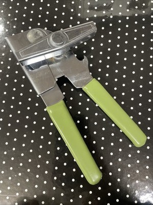 Vintage SWING-A-WAY Swing Away Manual Can Opener Avocado Green Handles USA