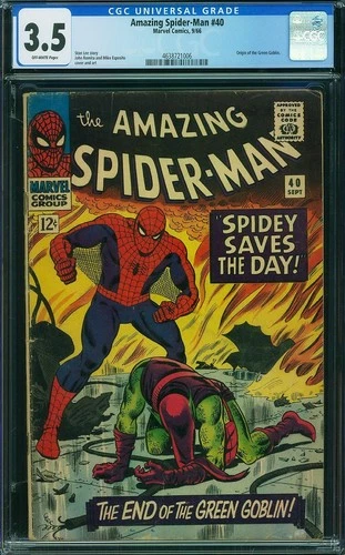 Amazing Spider-man #40 (1966) - CGC 3.5 - GREEN GOBLIN ORIGIN