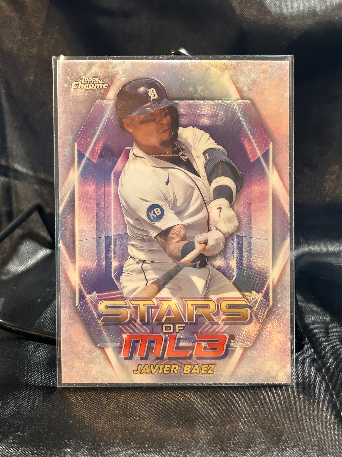 Javier Baez #SMLBC-5 Baseball Cards 2023 Topps Stars of MLB Chrome trading card — raw and PSA graded price guide