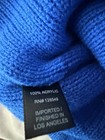 Aviator Nation Royal Blue Beanie - Gold Bolt Patch Ribbed Knit Hat - Unisex OS — photo 3