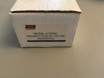SDC SECURITY DOOR CONTROLS 413PNU PNEUMATIC PUSH TO EXIT BUTTON - New In Box