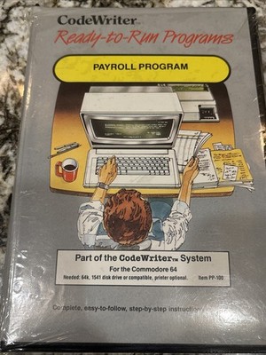 Code Writer Ready To Run Programs Payroll Program Code writer Corp