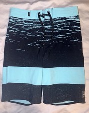 Vans Boys Era Board shorts Striped Blue  Black Size 10/ 25 Swim