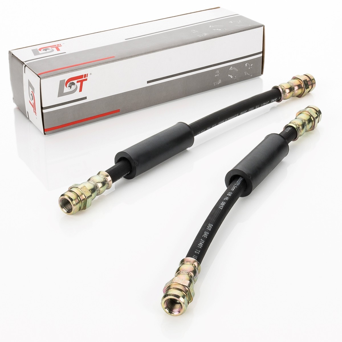 2x Brake Hose Rear for AUDI TT 8J - 250 mm