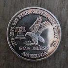 Tri-State Mint 1 Troy Oz .999 Fine Silver Round 1776-1976 God Bless America