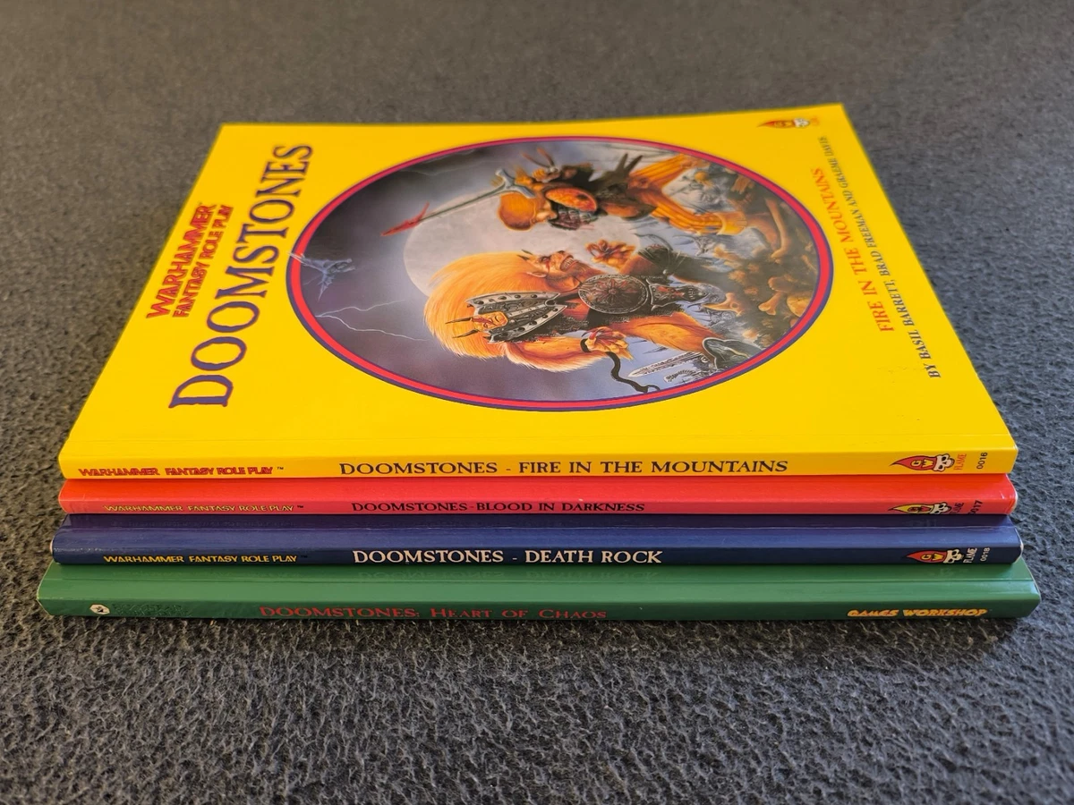 Doomstones Bundle Warhammer Fantasy Roleplay WFRP 1E Excellent-Near Mint