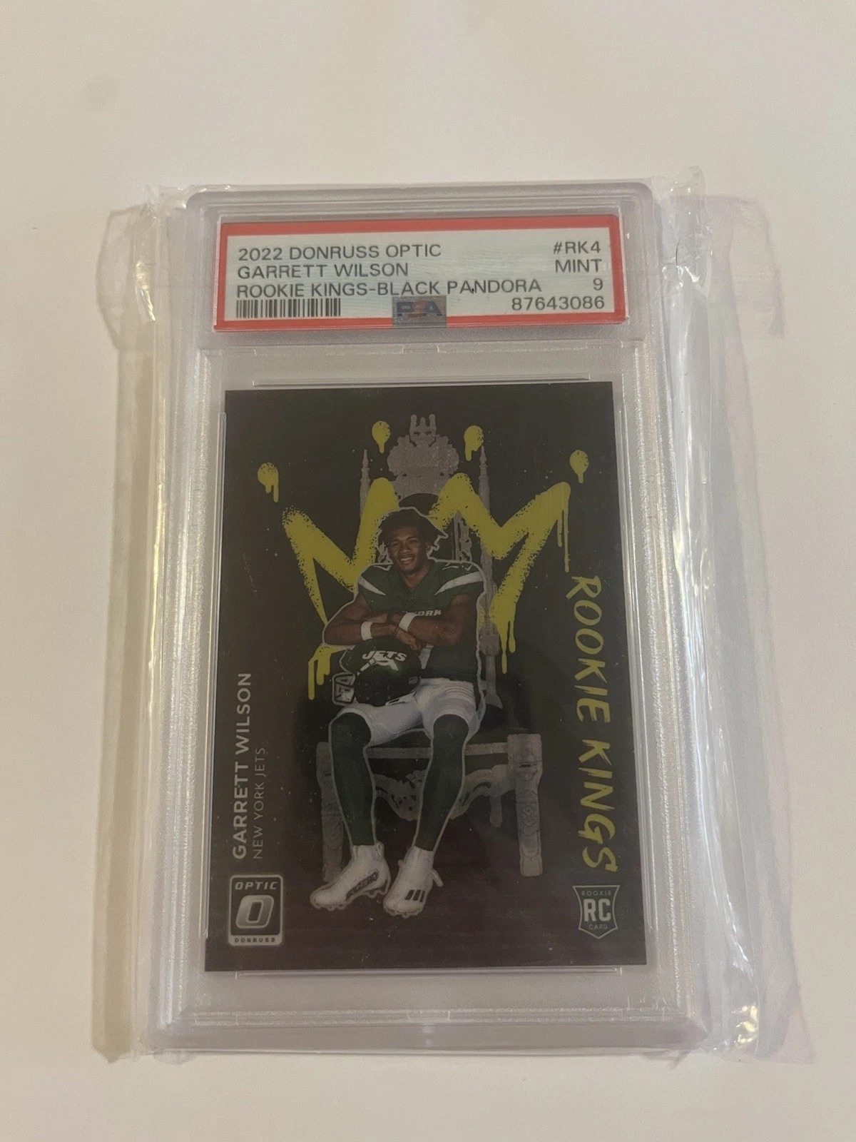 Garrett Wilson Panini Donruss Optic Rookie Kings #RK4 Black Pandora