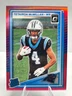 2025 Panini Donruss Optic Tetairoa McMillan Pink Prizm rookie football card
