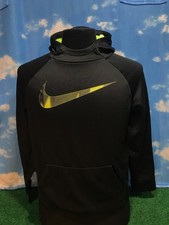 Nike Hoodie Hooded Sweatshirt Dri-Fit XL YOUTH Black see condition desc C1