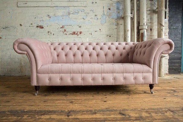 Pinke Designer Sofa Couch Polster Xxl 3 Sitzer Big Sofas Couchen Textil Leder-image