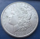 1900 Morgan Silver Dollar BU