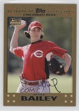 2007 Topps Update Gold 1897/2007 Homer Bailey #UH149 0c2