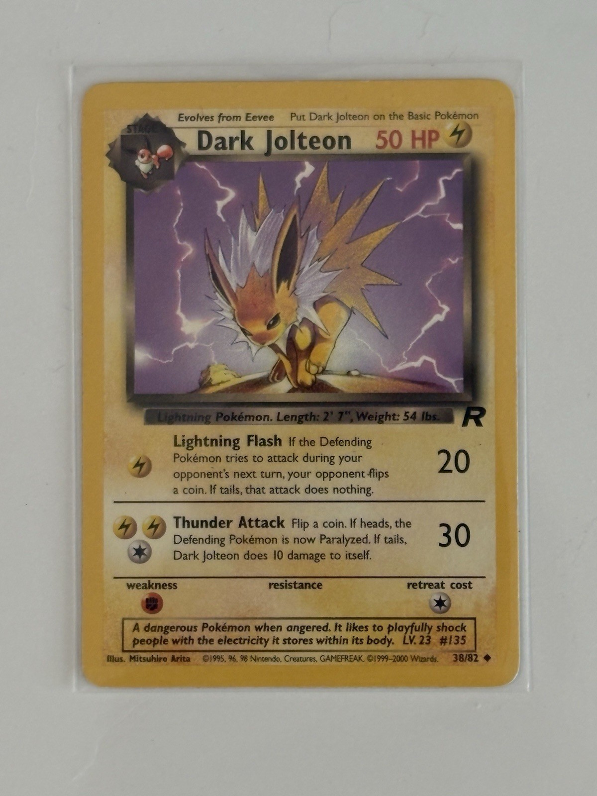 Dark Jolteon 38/82 Team Rocket Regular