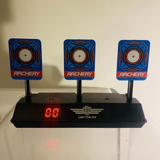 SEE VIDEO Electronic Shooting Targets Scoring Auto Reset For Nerf Gun Toys