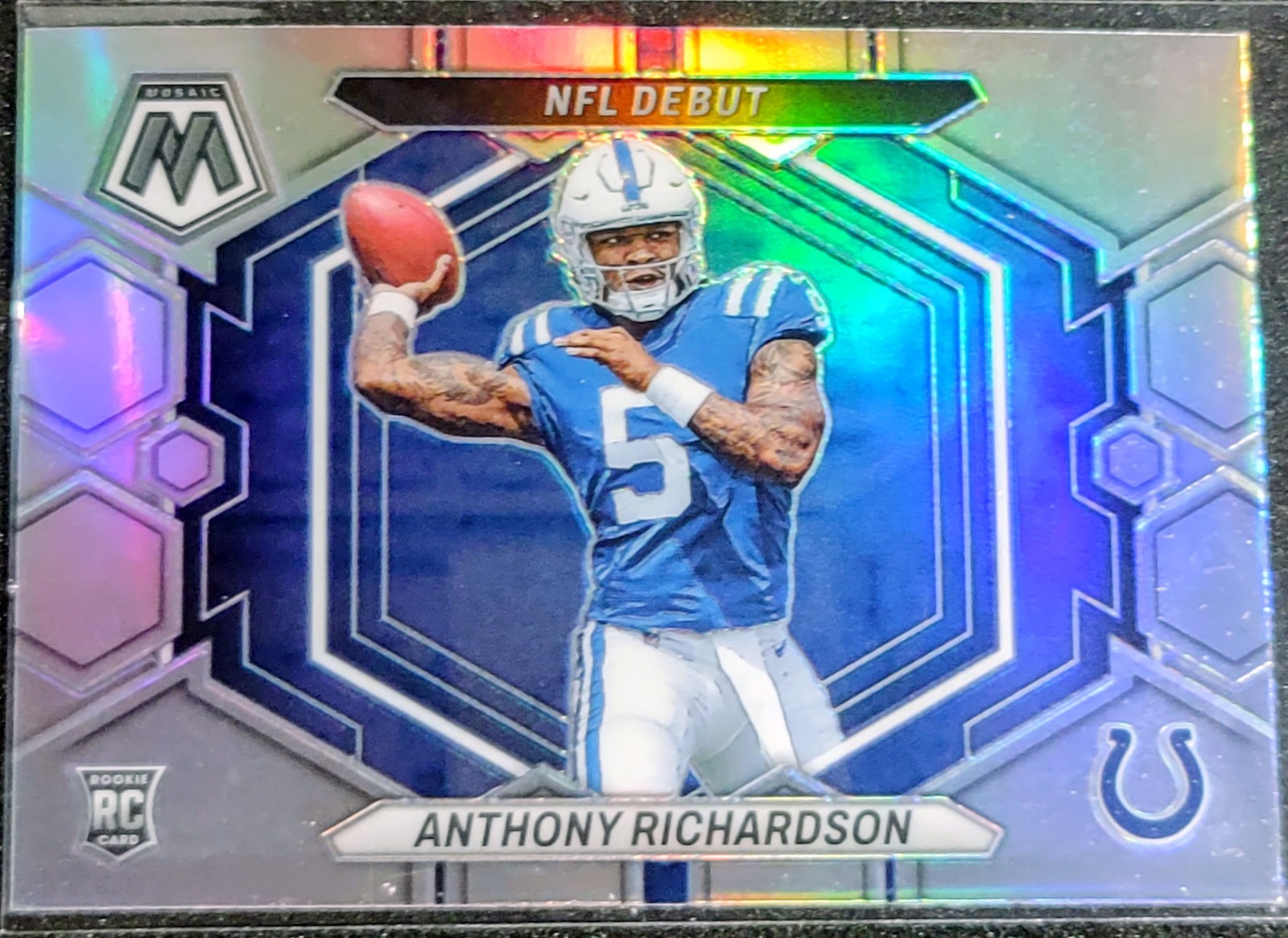 2023 Panini Mosaic - NFL Debut Anthony Richardson #ND-5 Silver Prizm (RC) Colts